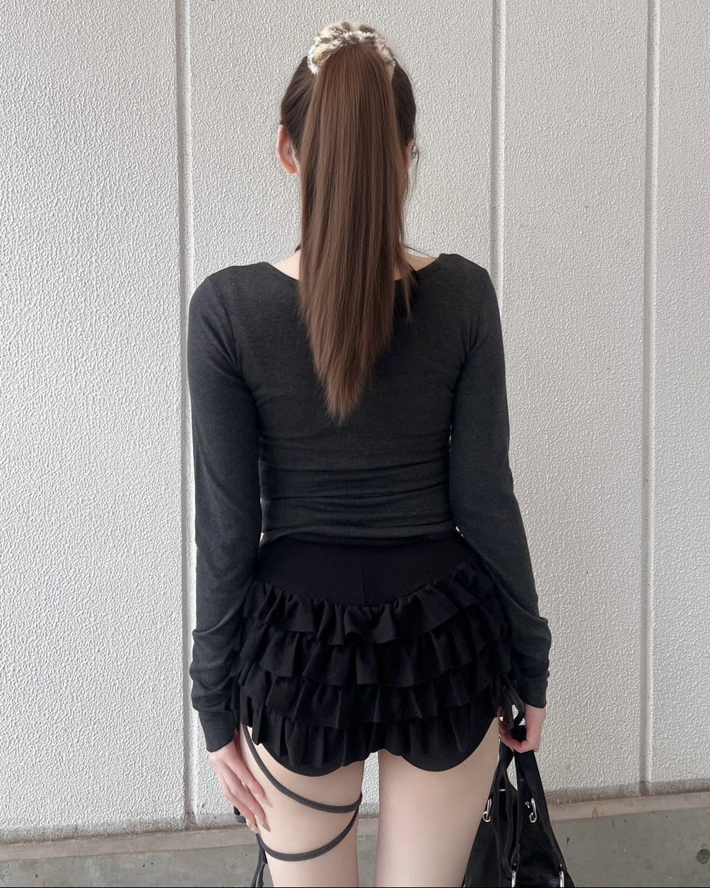 受注制【nmtc+】Asymmetry Layered Top (2color)