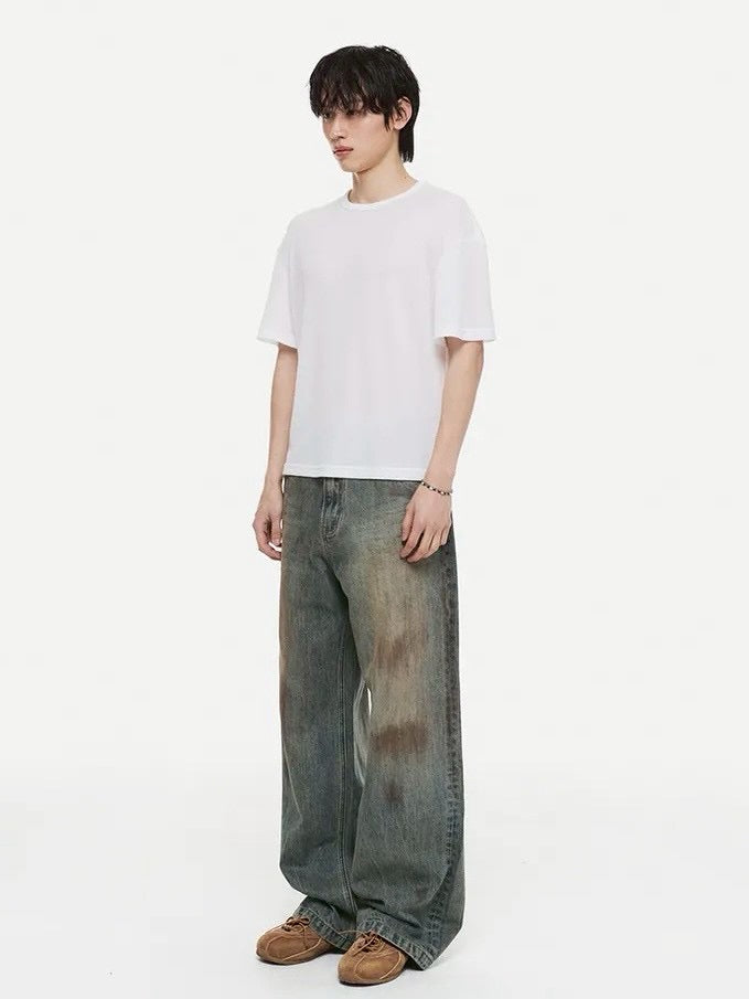 【DNSR】Cool Tencel Waffle Crop T-Shirt