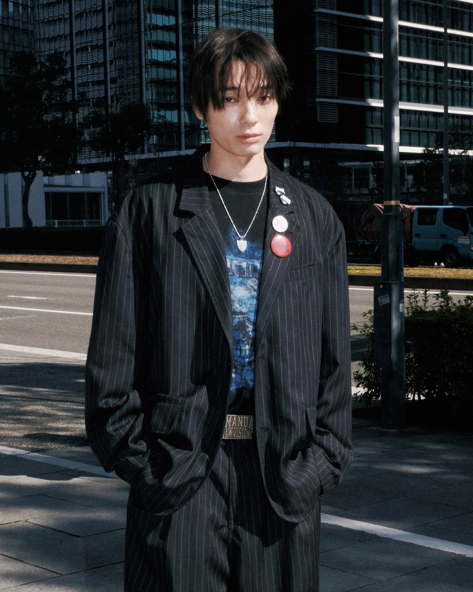 【NOMANUAL】TWO BUTTON BLAZER