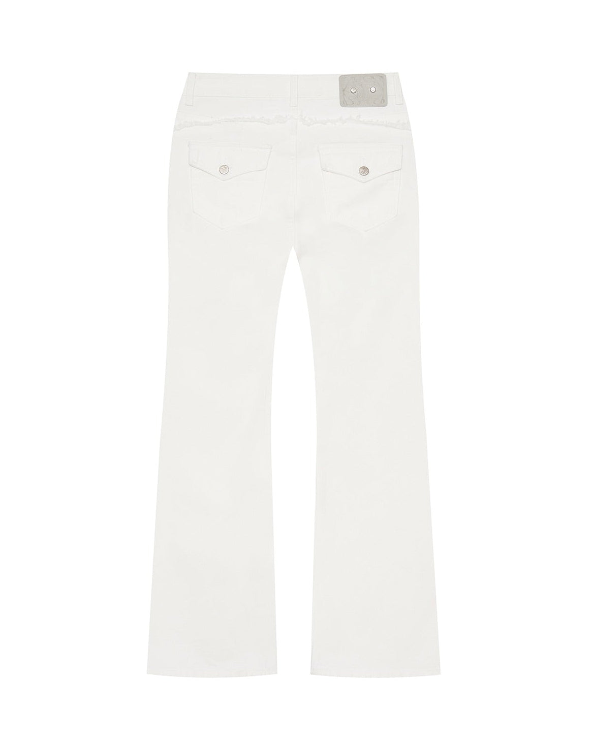 【Kashiko】Side Zipper Boots-cut Jeans