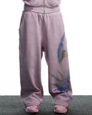 【DND4DES】Virgin Mary Rhinestone Double Waist Sweatpants