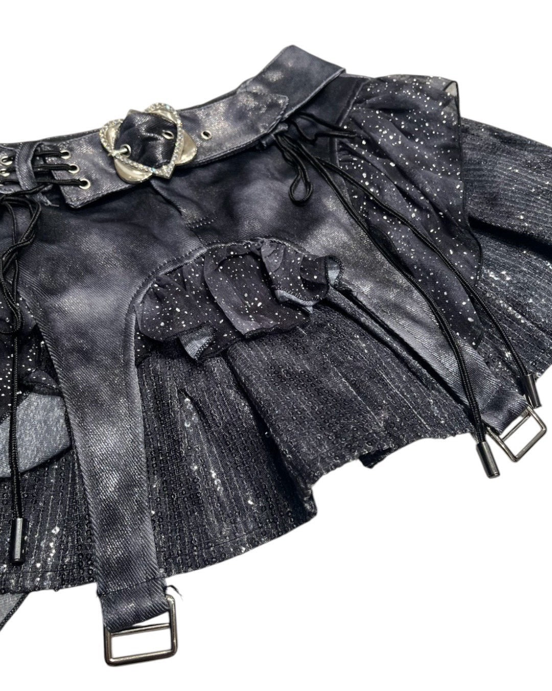 国際配送【BABY09】sequins garter belt skirt