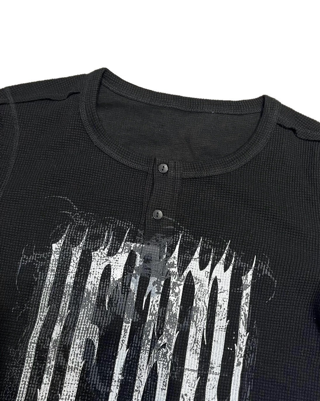 国際配送【BABY09】dark waffle long sleeve