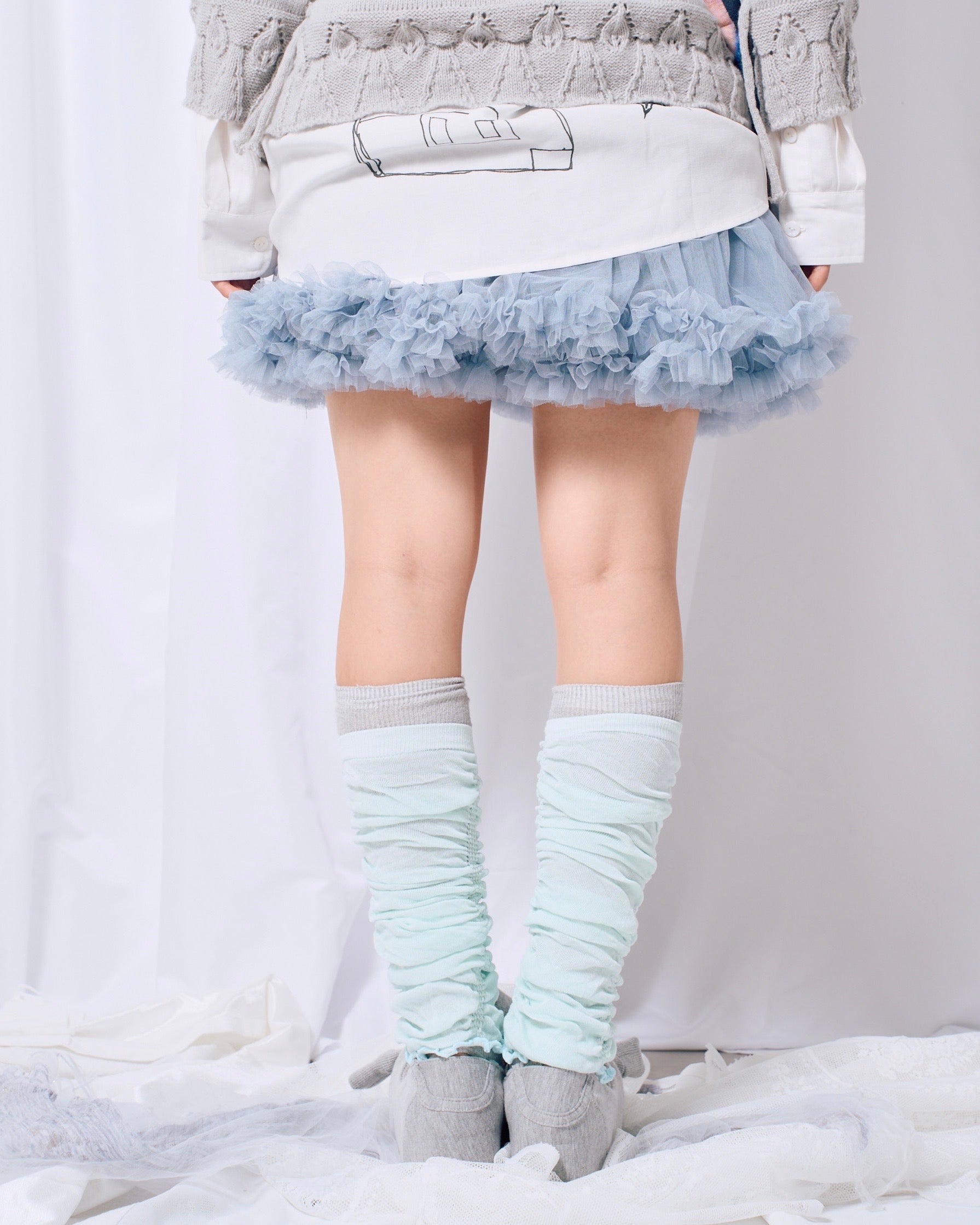 9/18 20:00 発売 国際配送【Nerd out XU】Sweat Ribbon Mary Jane