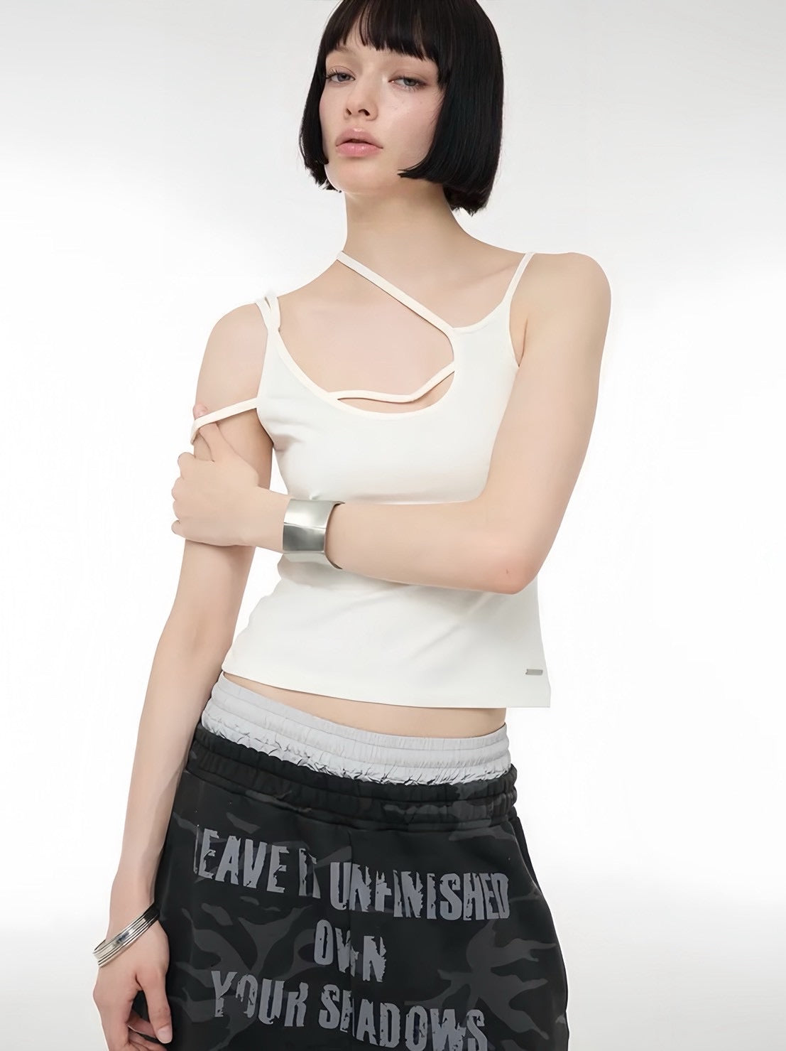 【ROCK CAKE】Layer Strap Tank Top