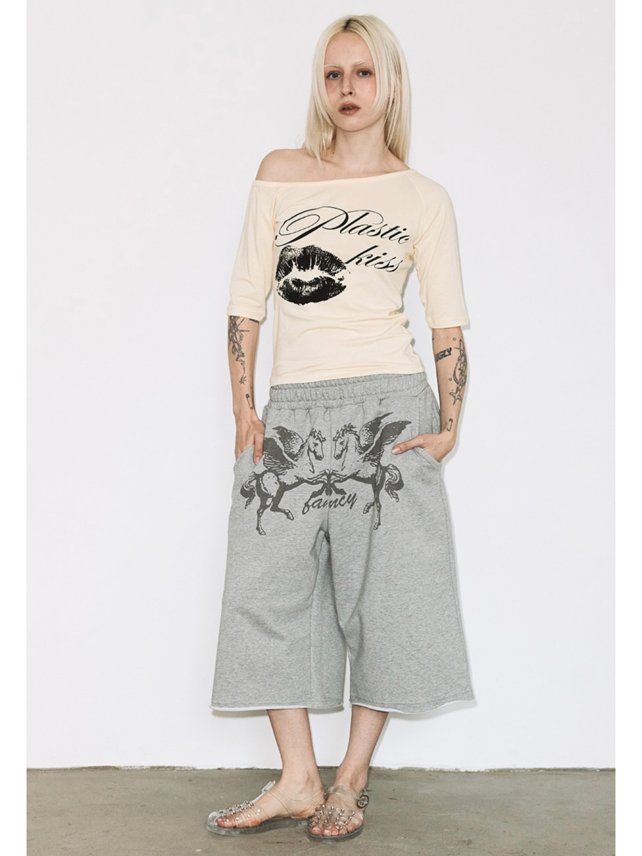 【FANCY CLUB】PEGASUS BERMUDA PANTS