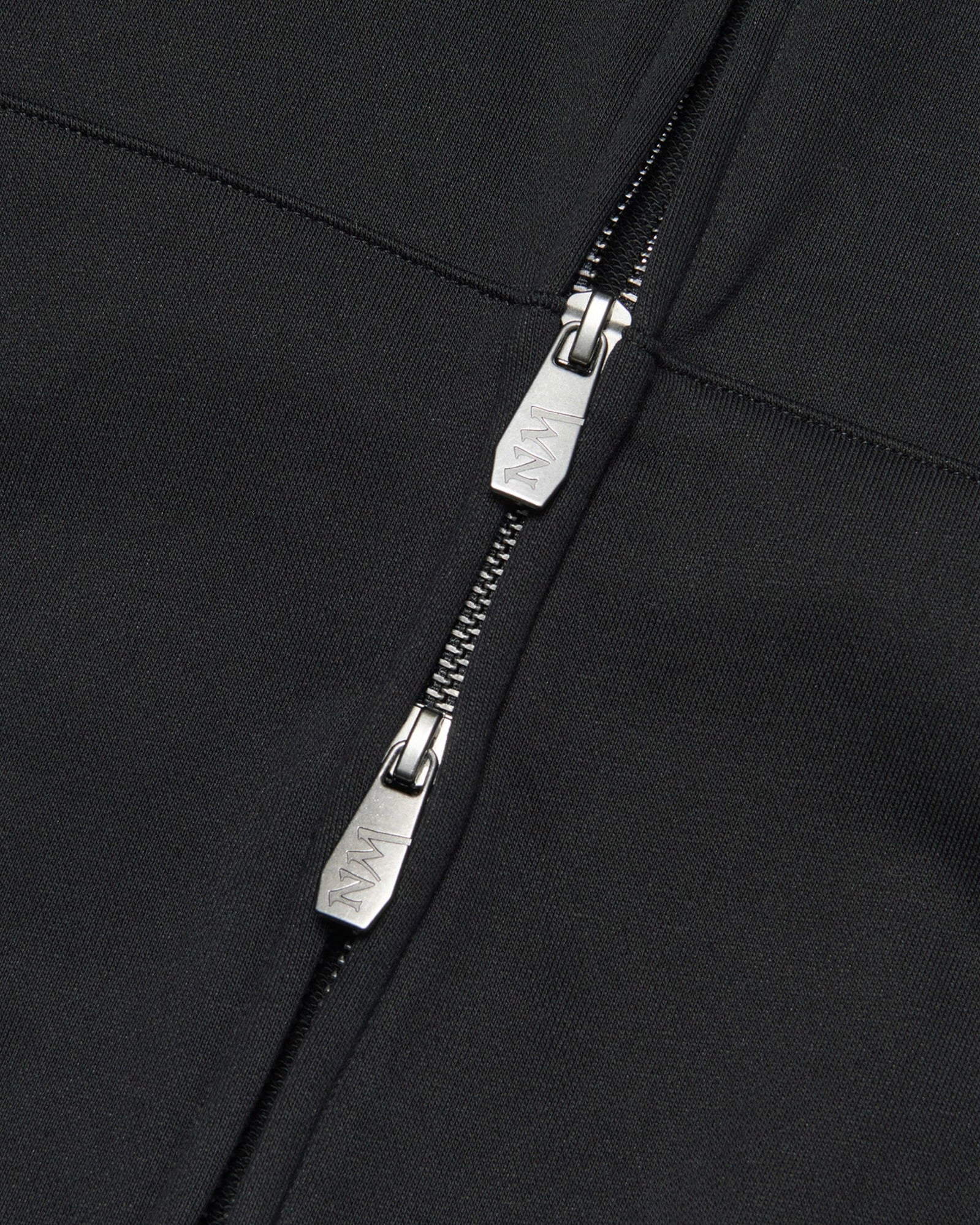 【NOMANUAL】GOTHIC CHECK PATCH HOODED ZIP-UP