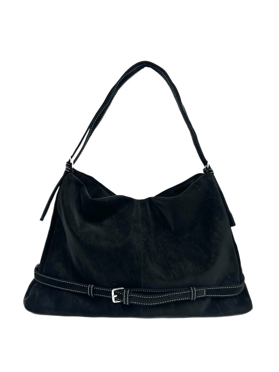 受注制【OaKS】suede boston bag (2color)