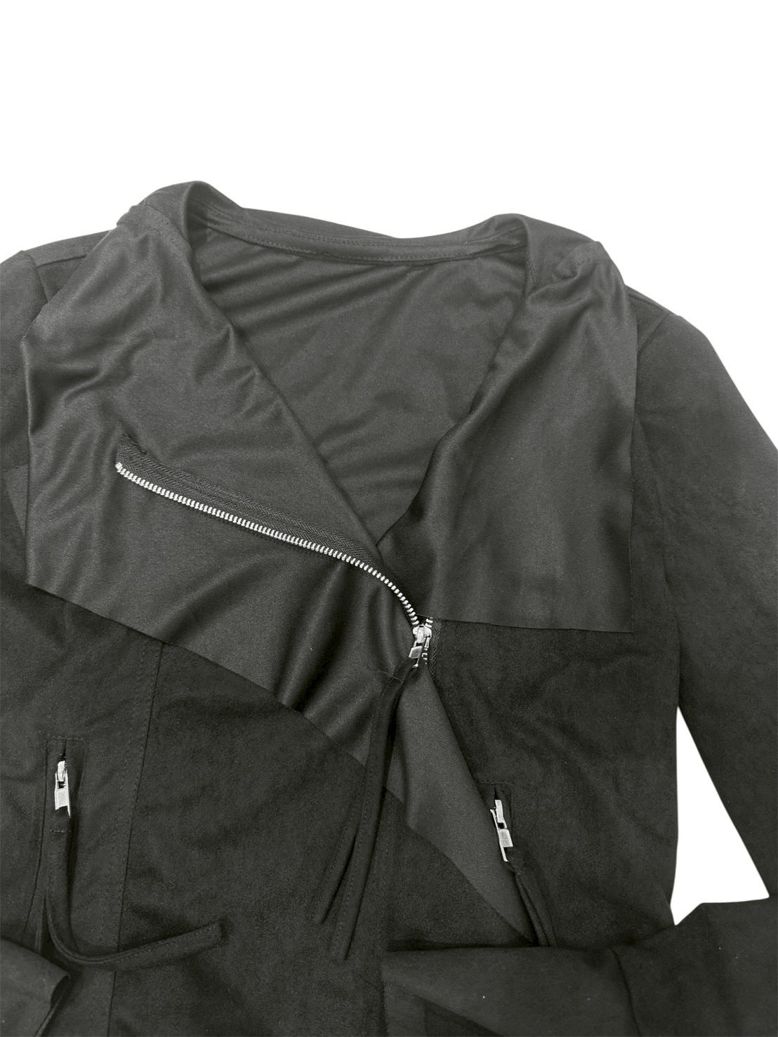 7/4 20:00発売 受注制【nmtc+】suede zip jacket