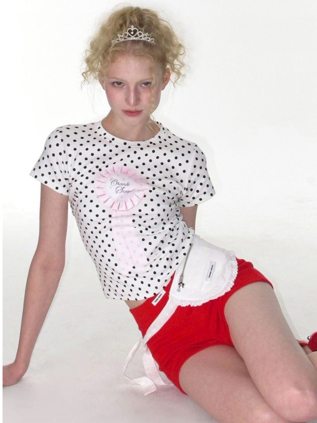 【CRANK】ROSETTE GRAPHIC TOP