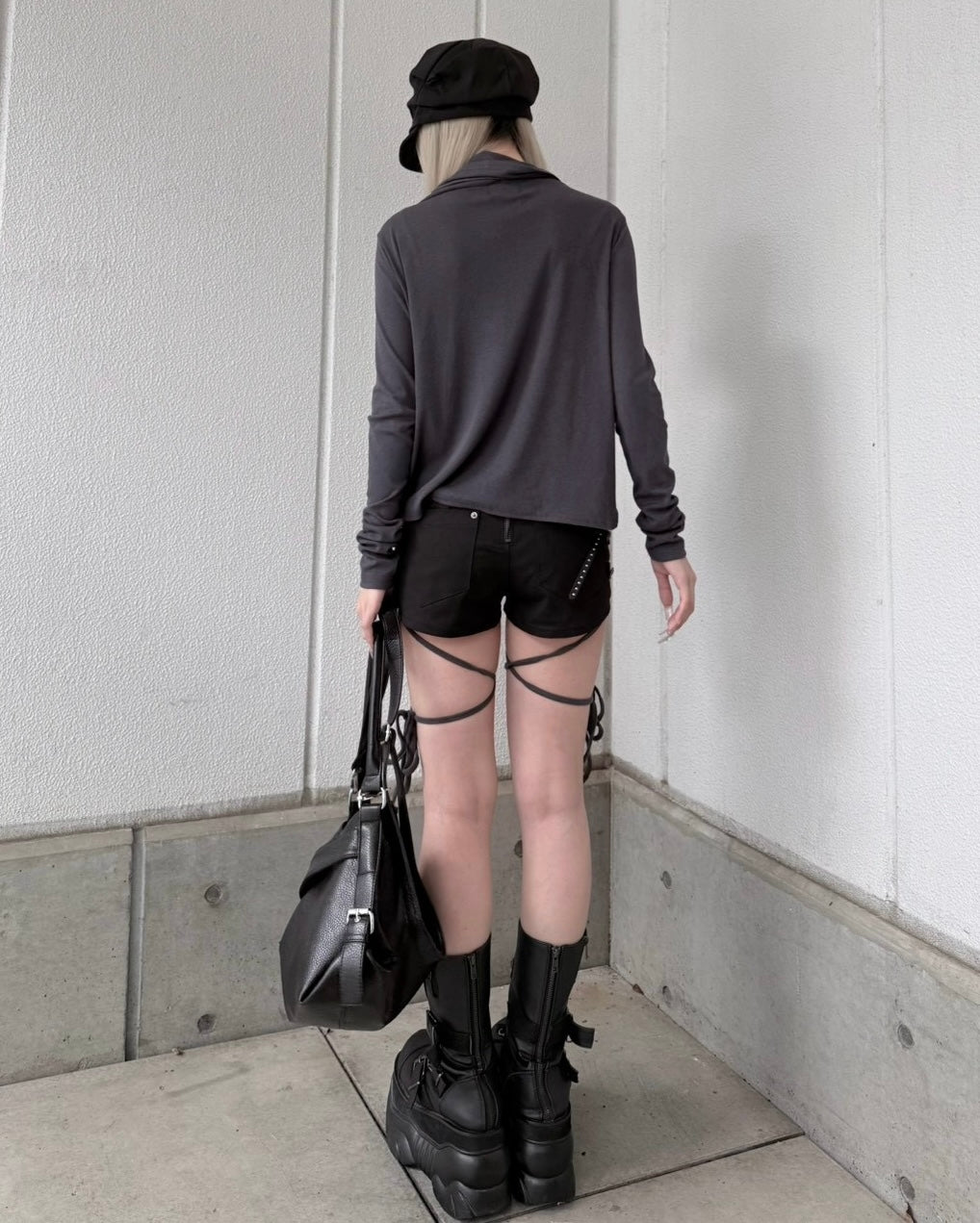 受注制【nmtc+】Layered Drape Cardigan