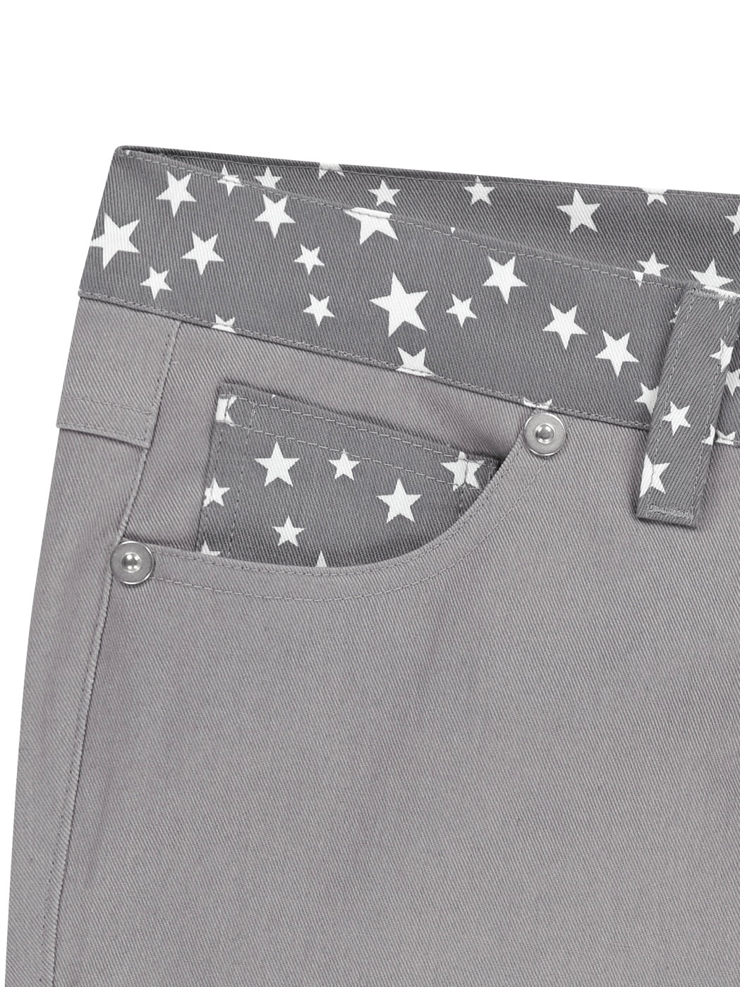 【OJOS】Star Trim Bootcut Trousers