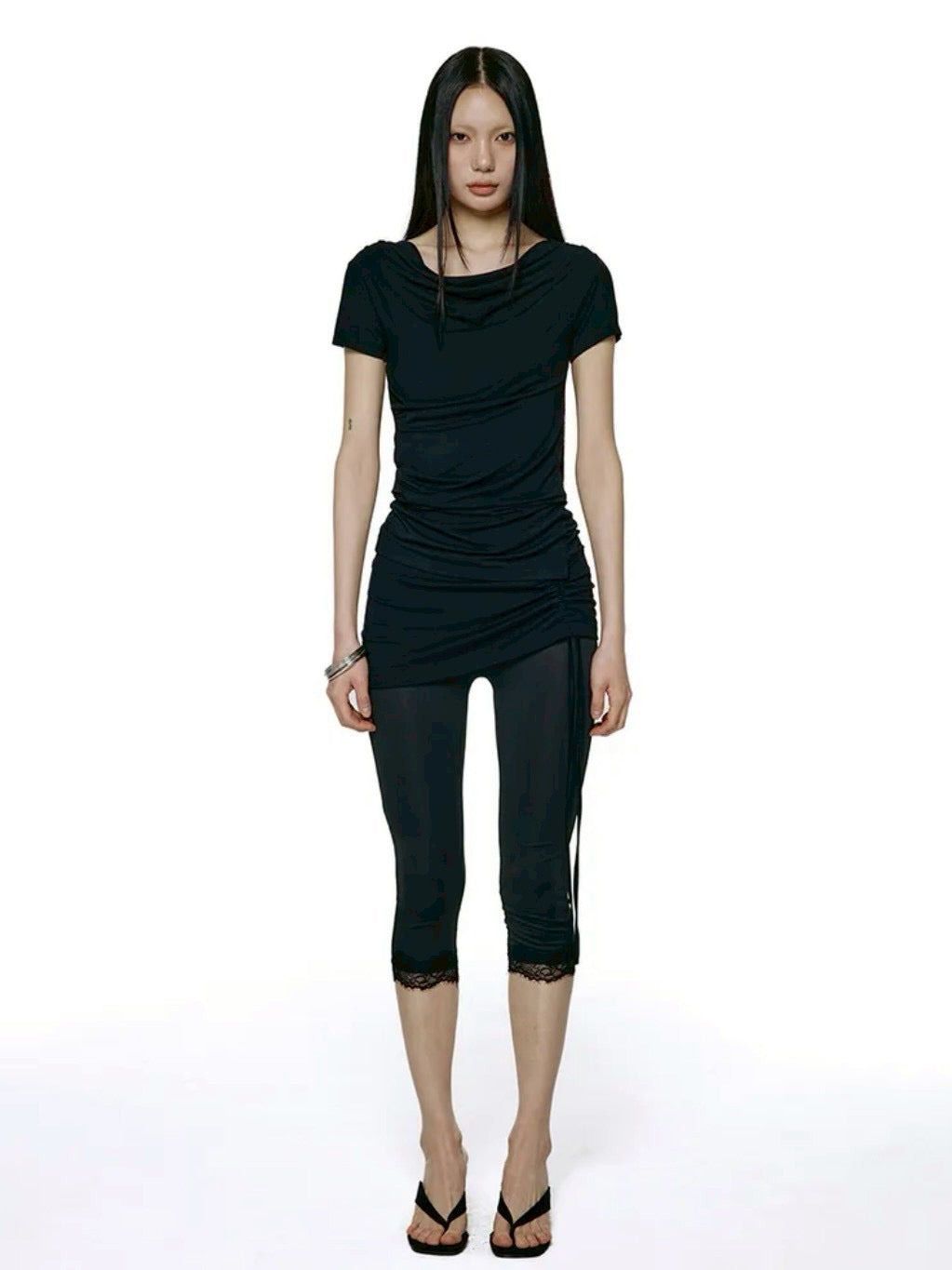 【ROCK CAKE】Drape Essential Top
