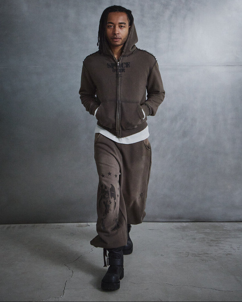 【BEBOF】Vintage Hood Zip-up