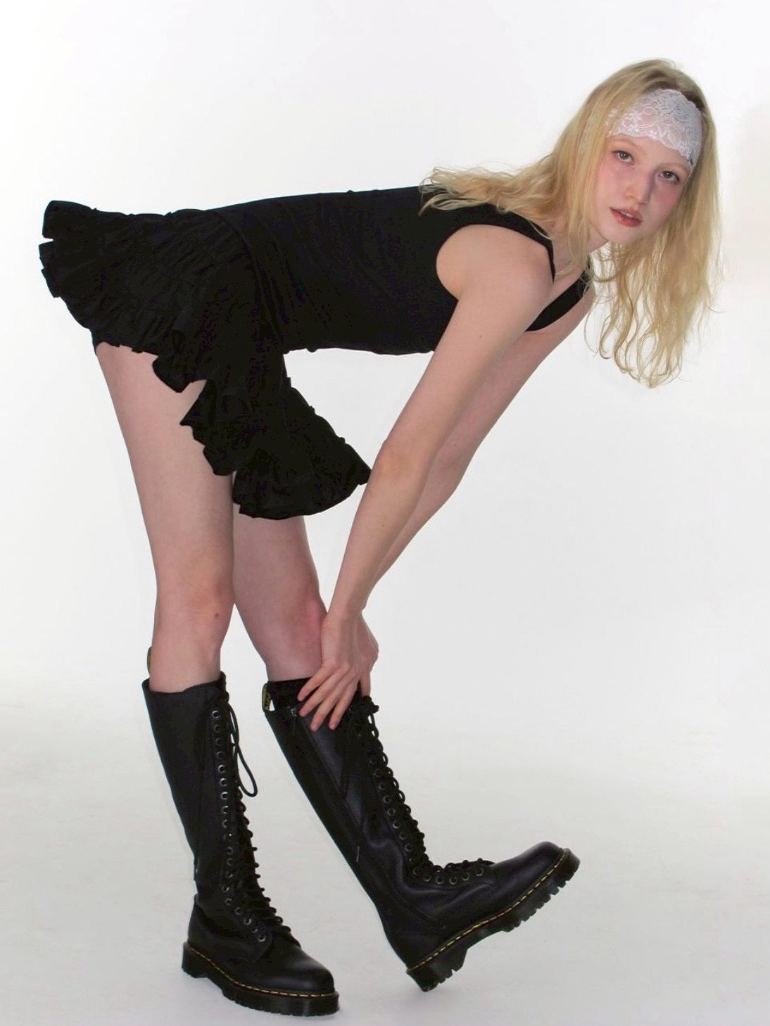 【CRANK】FRILL TIERED DRESS