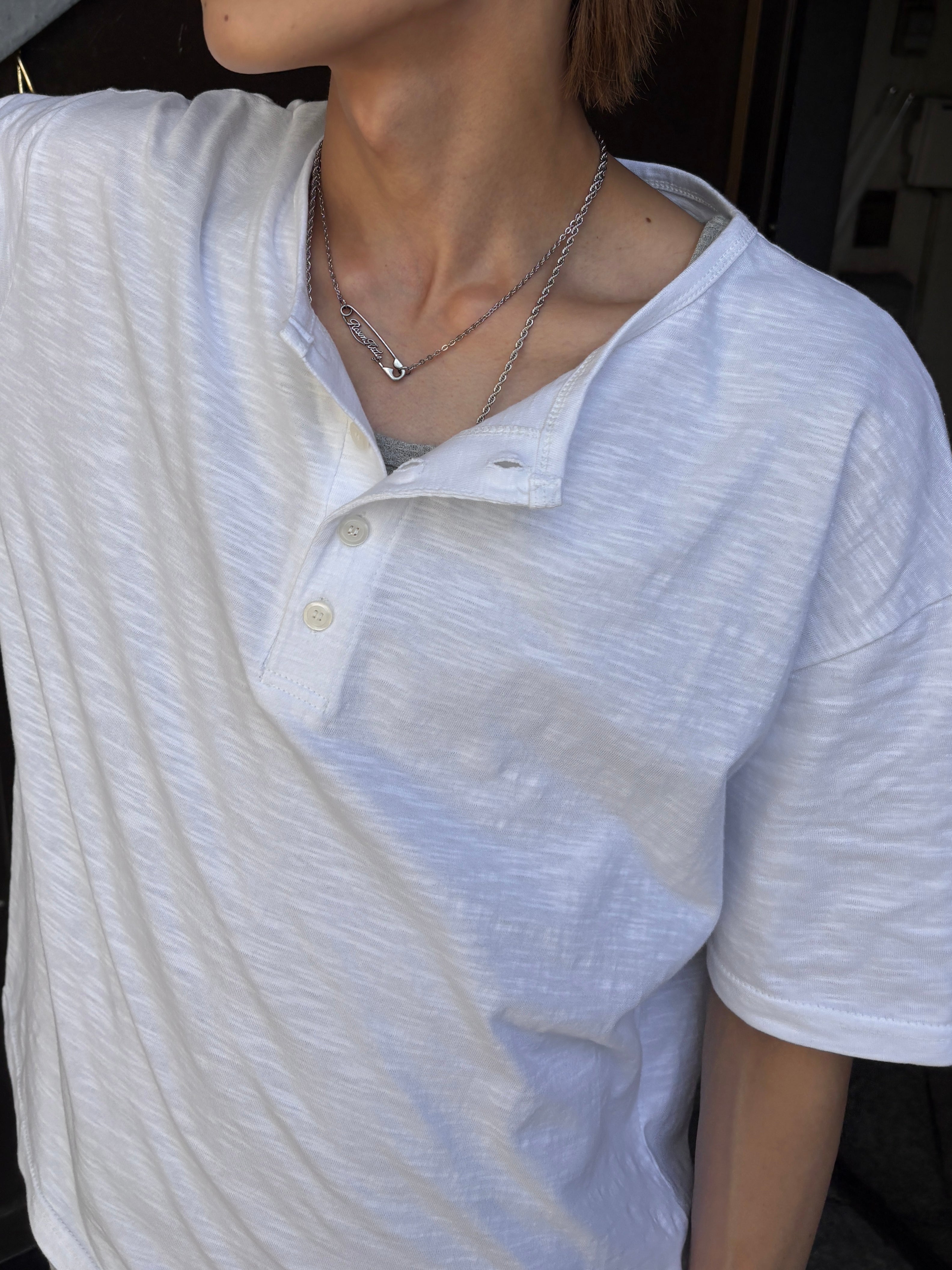 【youll】basic henley neck tee (2color)