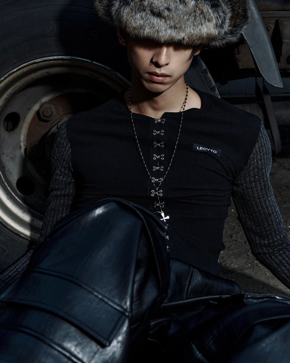【LECYTO】Hook-Line Slim T-shirt