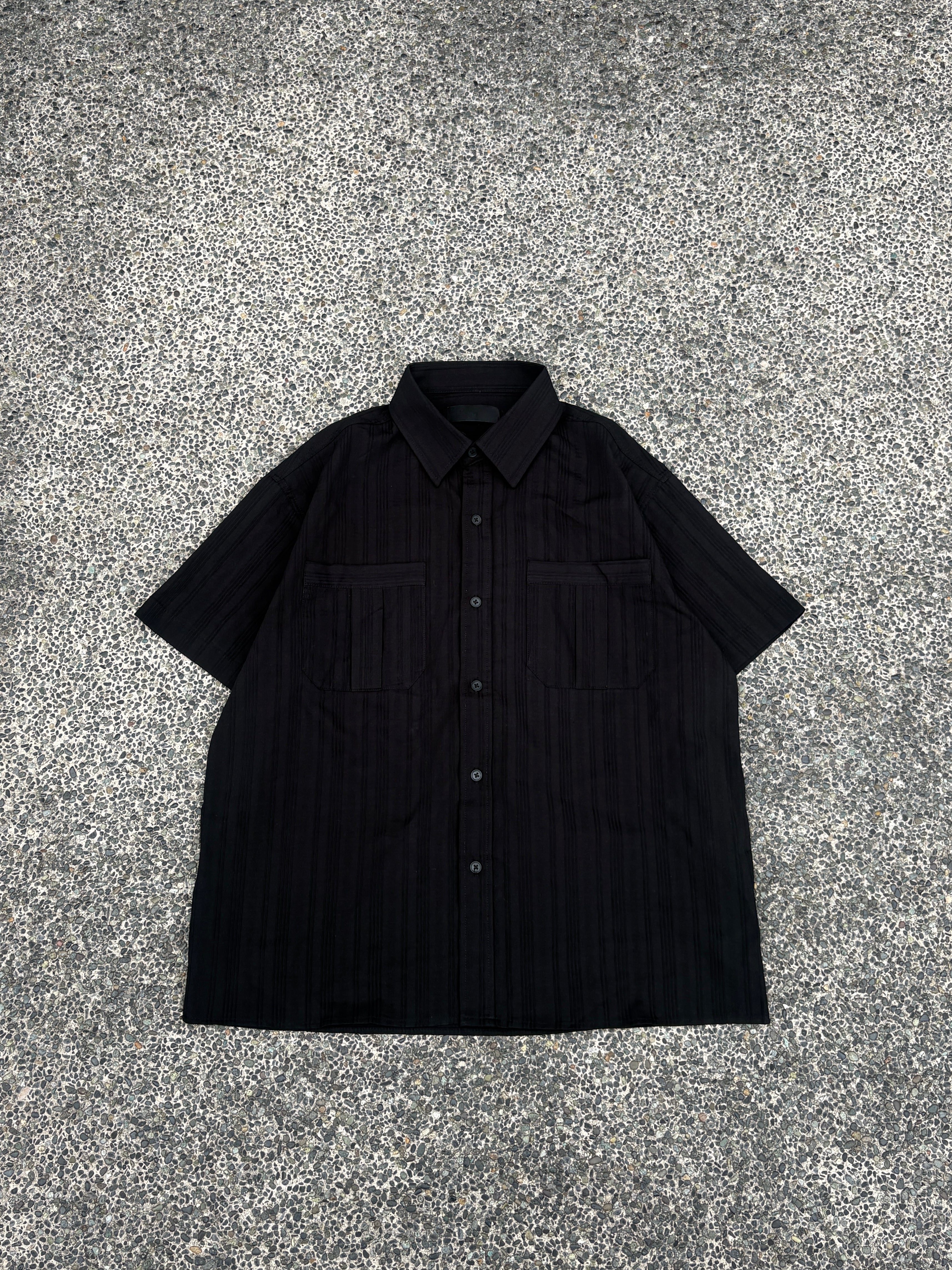 受注制【youll】jacquard cropped shirt (2color)