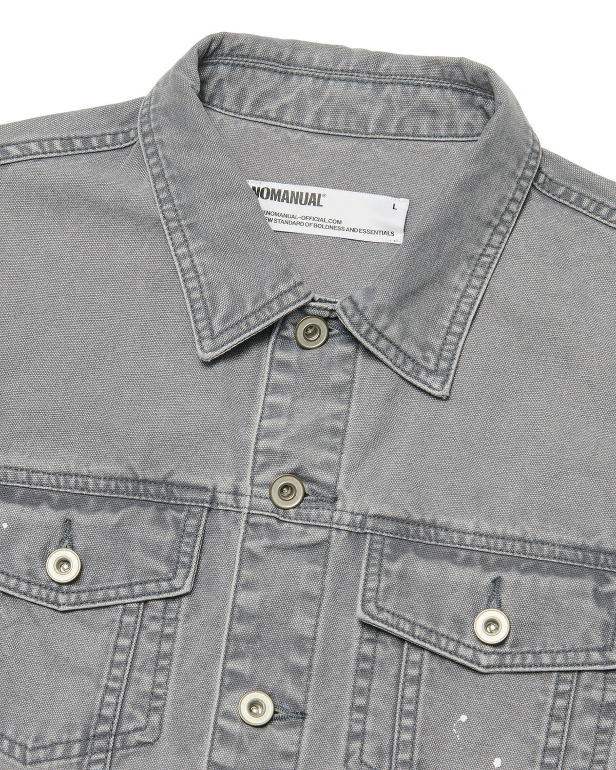 【NOMANUAL】PAINTED TRUCKER JACKET