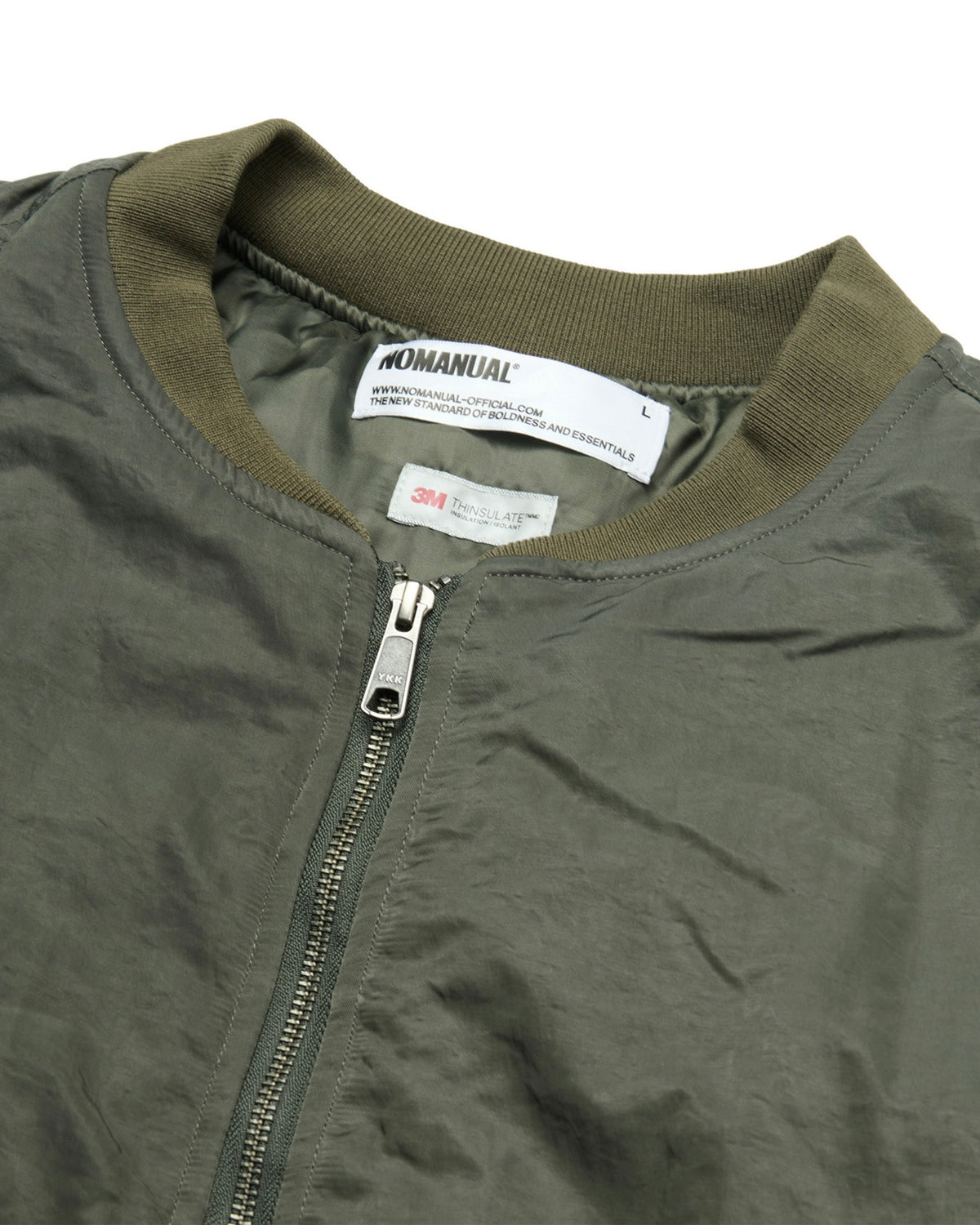 【NOMANUAL】OVERSIZED BOMBER JACKET