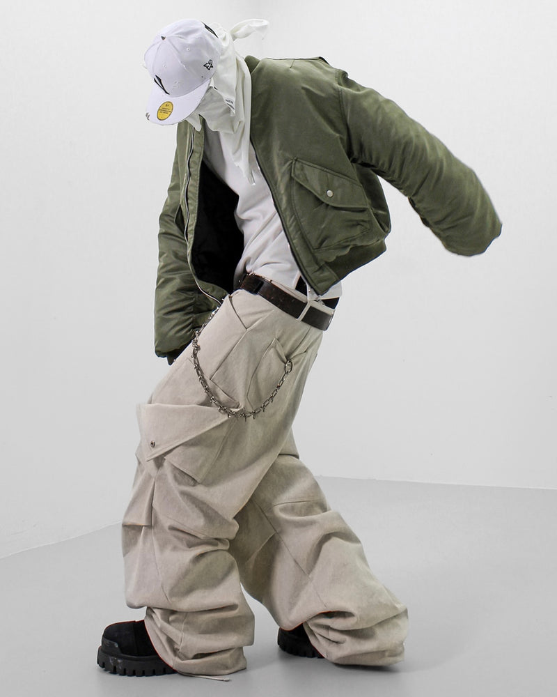 【roaringrad】26 Parachute Cargo Pants