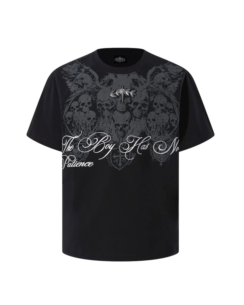 【THEBOYHASNOPATIENCE】LUMINOUS DAWN BAROQUE RAGLAN S/S TEE