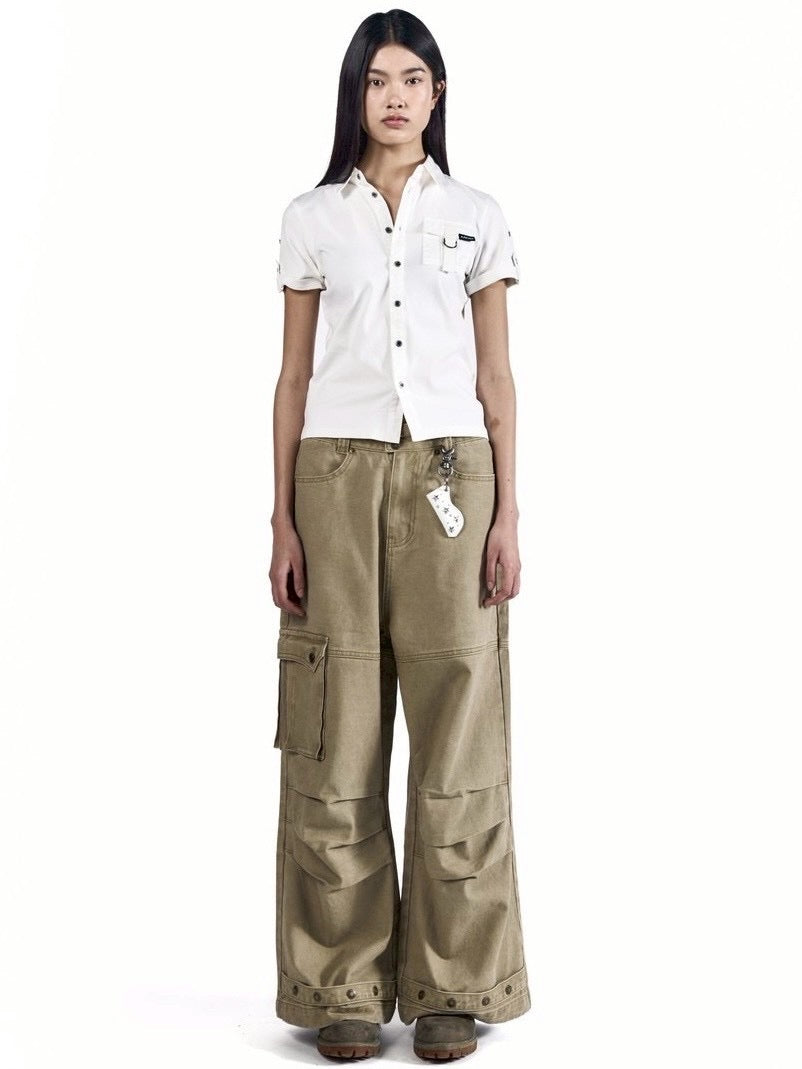 【AAKAM】Cowboy Chaps Cotton Pants