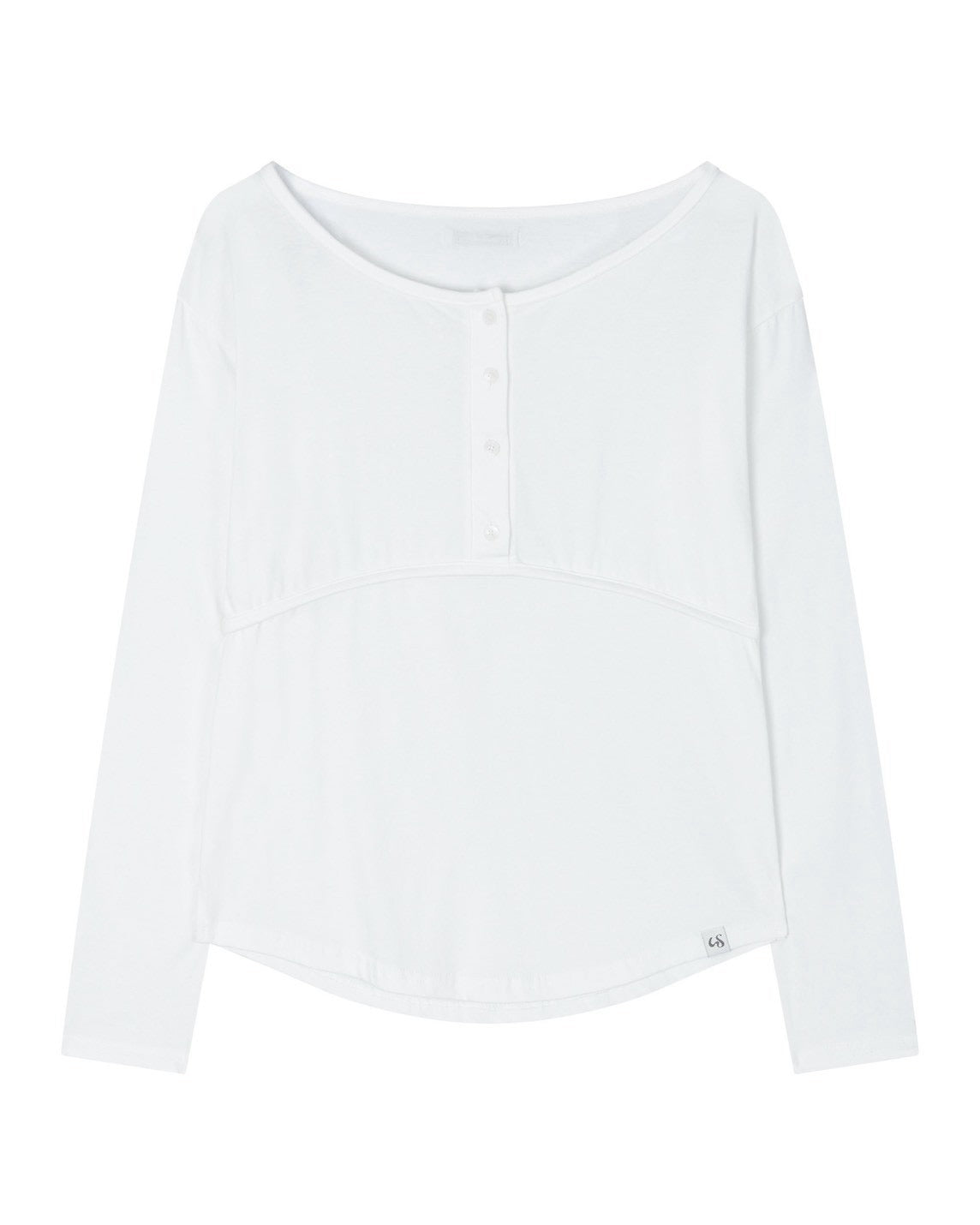 【Uglyshadow】PLACKET RIBBED T-SHIRT