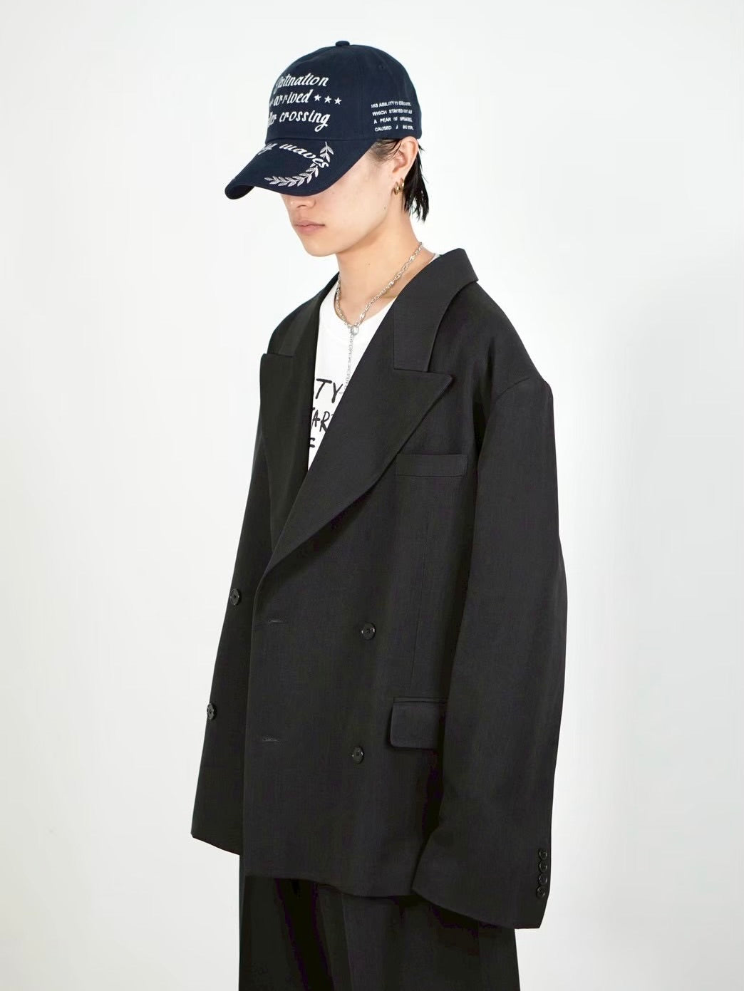 受注制【Chikashitsu +】double tailored jacket