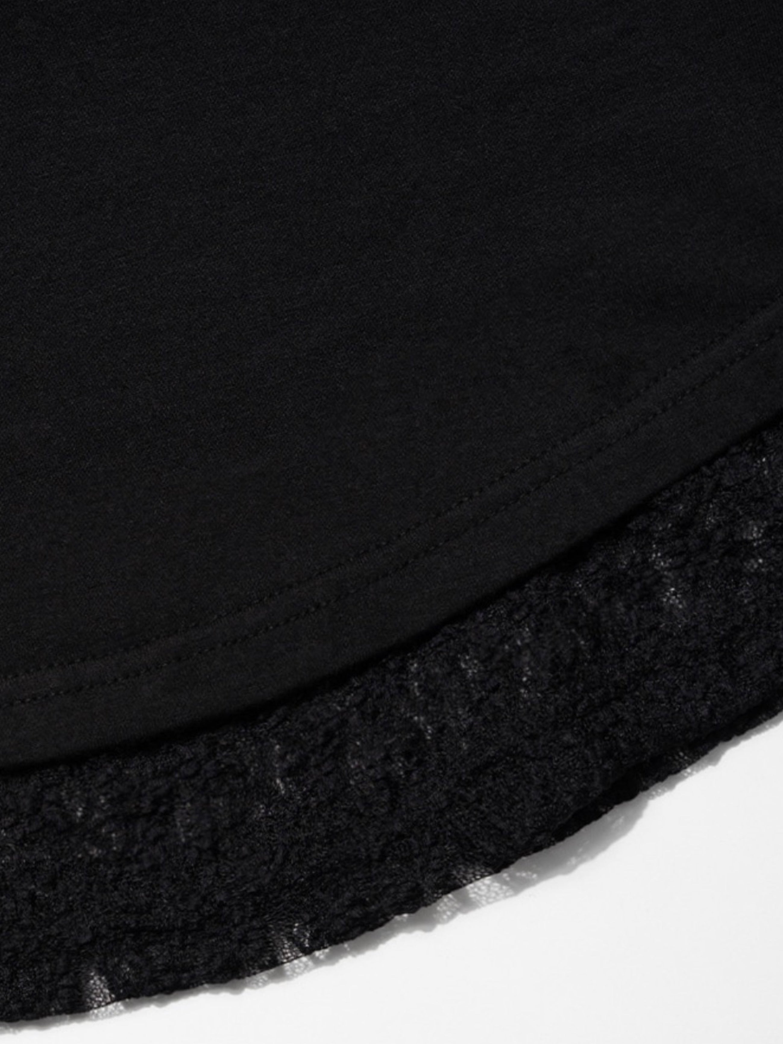 【FANCY CLUB】 LACE SQUARE NECK TOP