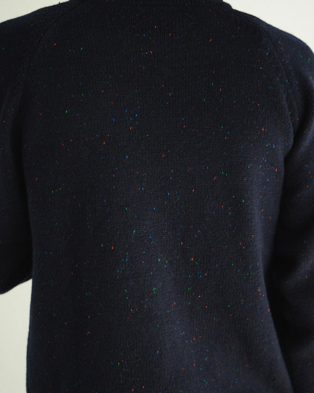 【CS】Cut-Off Nep Crewneck Knit