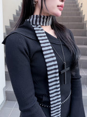 3/1 20:00発売 受注制【nmtc +】border tie / 【エヌエムティーシープラス】ボーダータイ (3color)