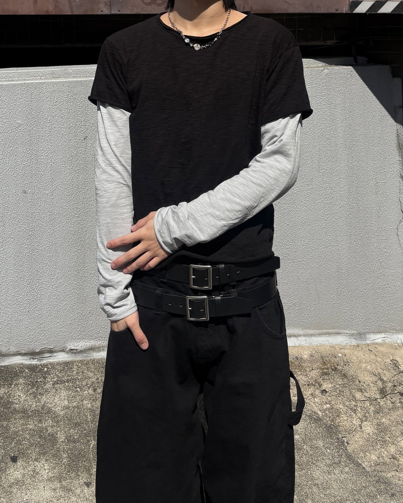 【youll】layered long sleeve tee (2color)