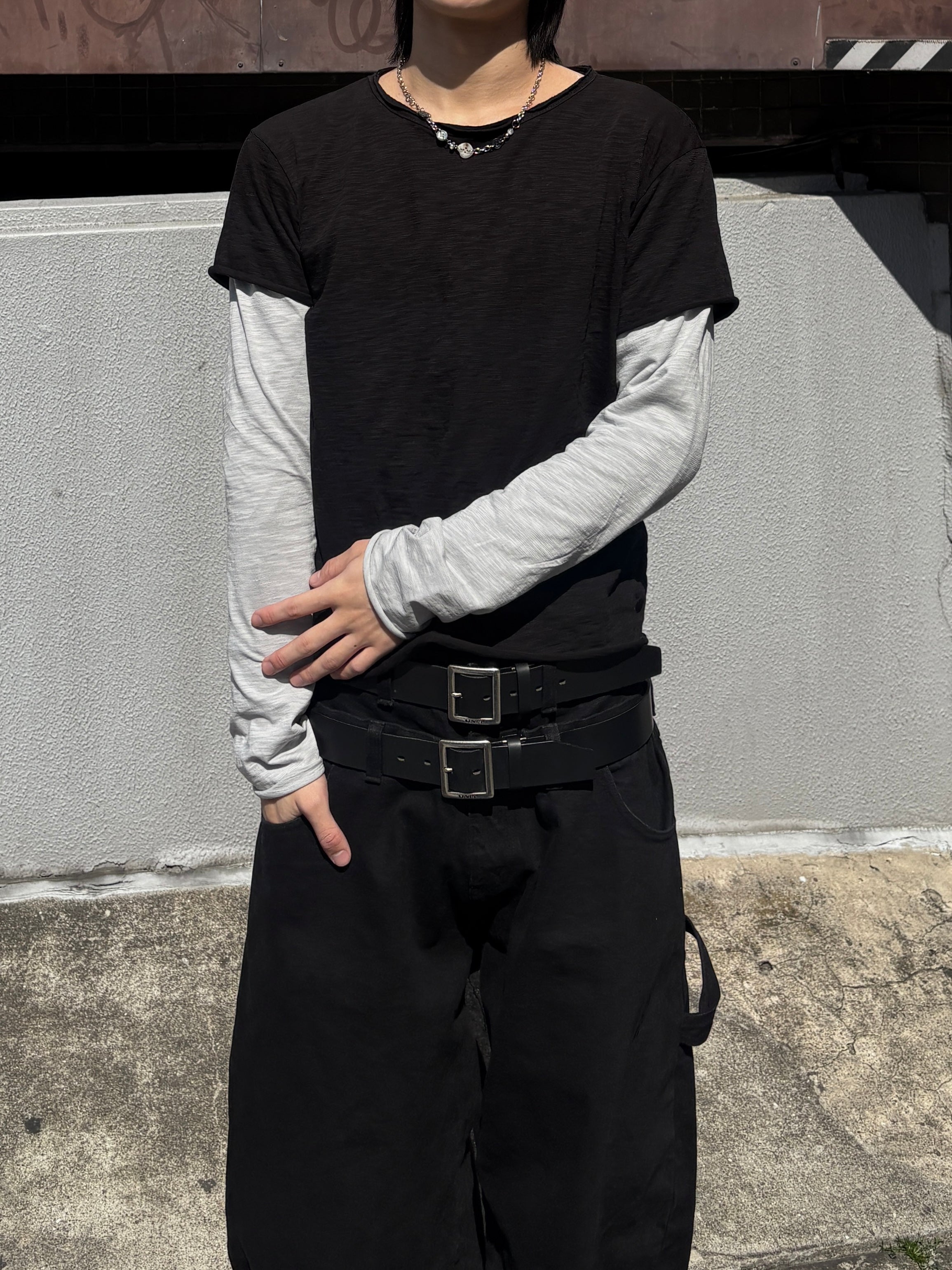 【youll】layered long sleeve tee (2color)