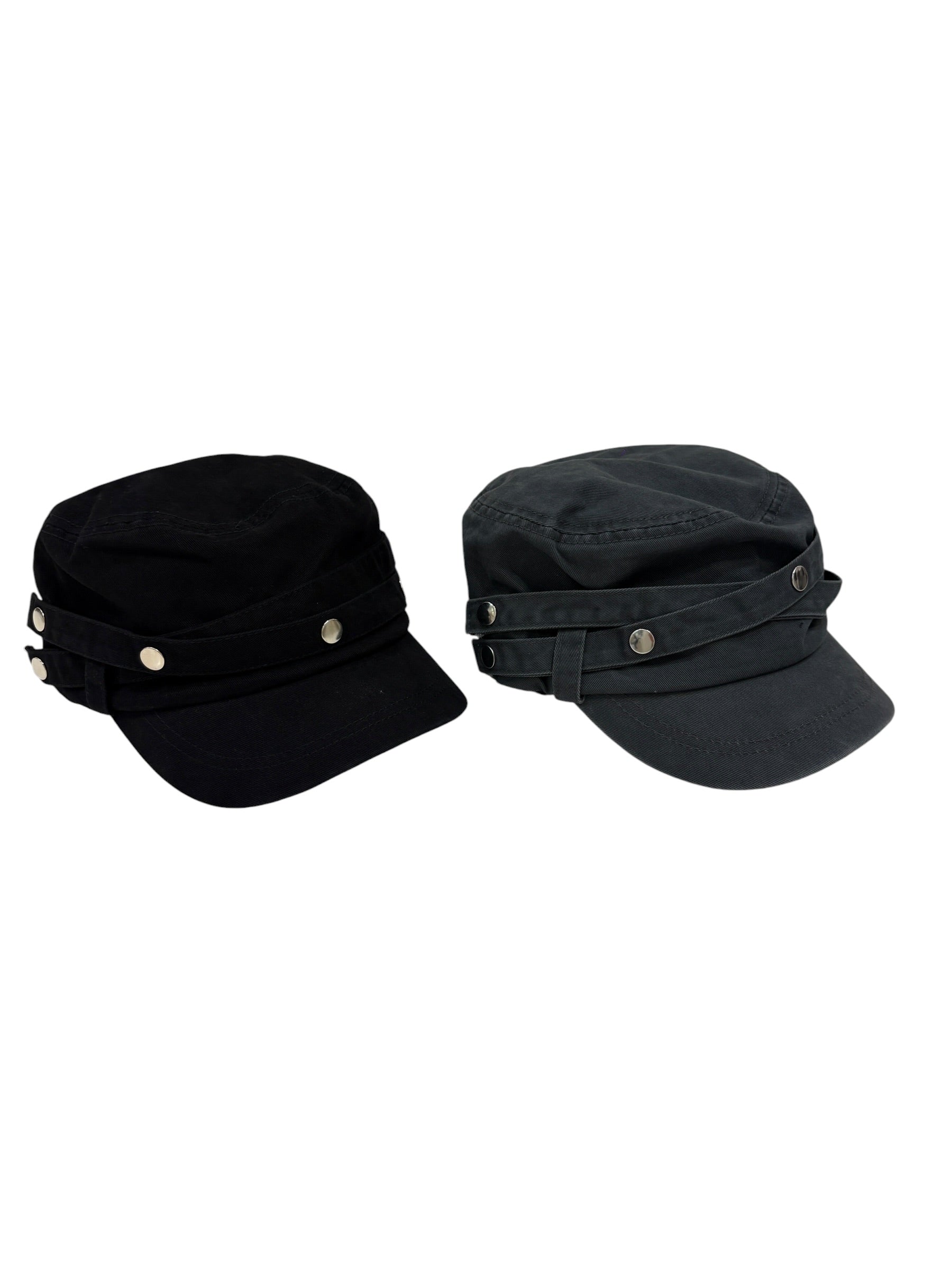 国際配送【Never mind the XU】double belt strap cap (2color)