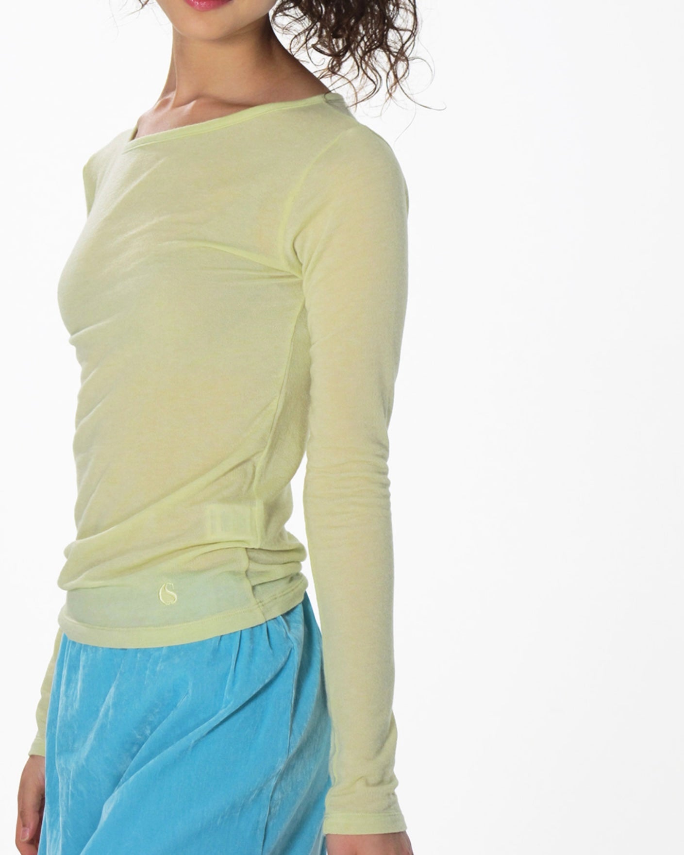 【CRANK】SHEER BASIC TOP