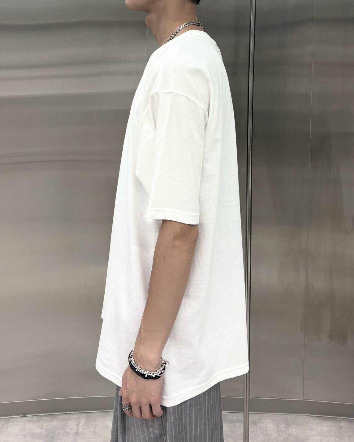 受注制【nmtc+】Eyelet Cutout Tee (2color)
