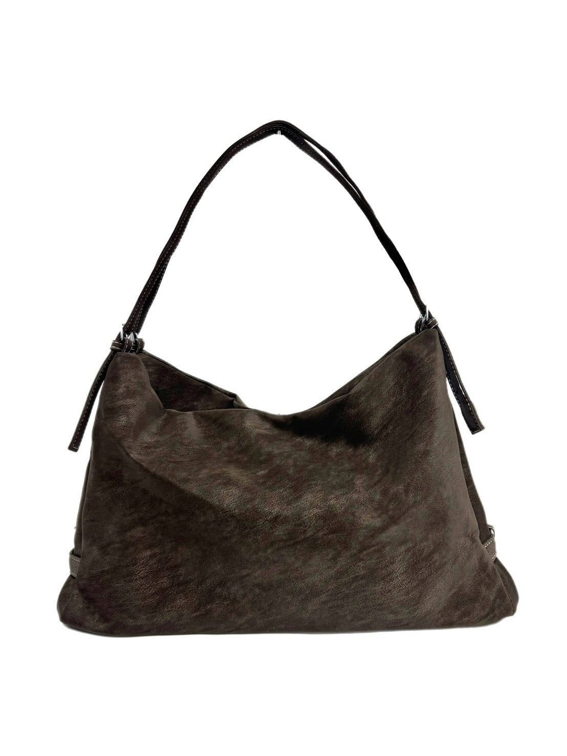 受注制【OaKS】suede boston bag (2color)