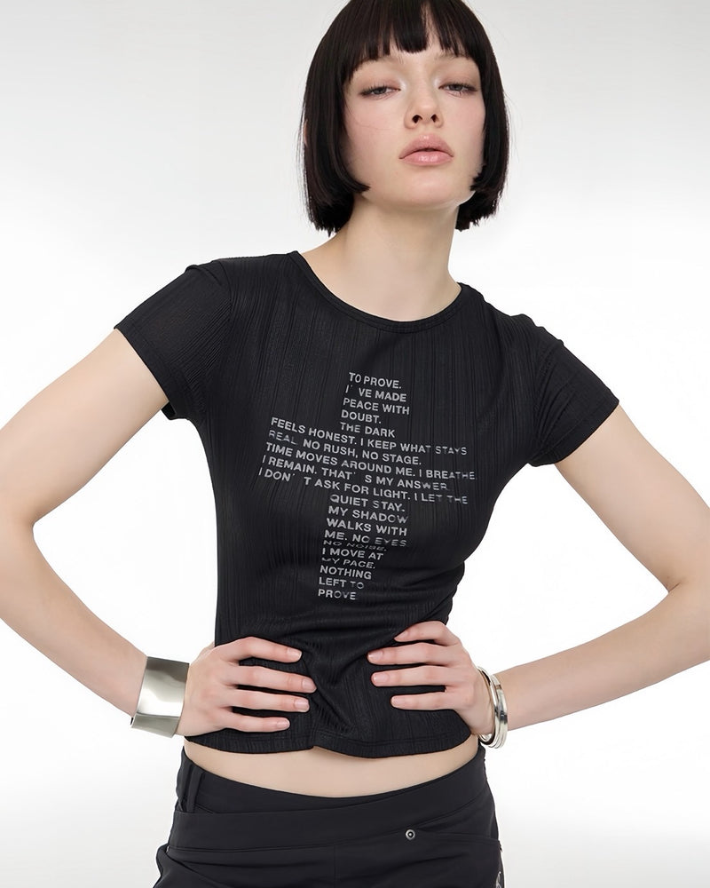 【ROCK CAKE】Cross Crop Top