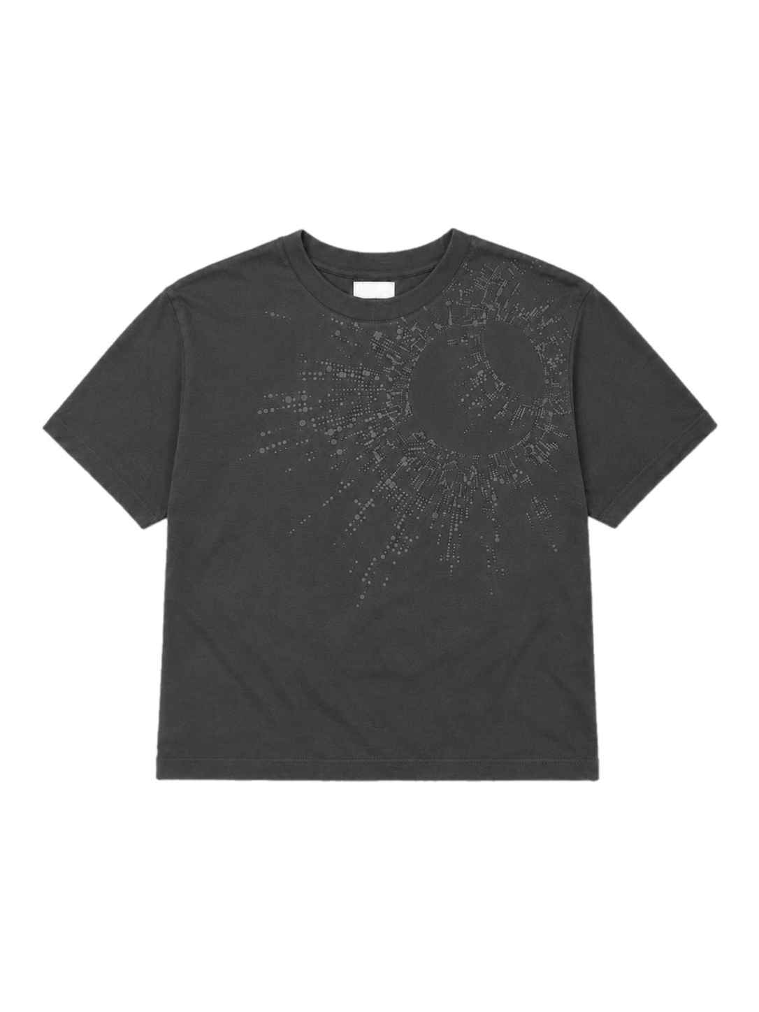 受注制【Chikashitsu +】sunshine printing crop tee (4color)