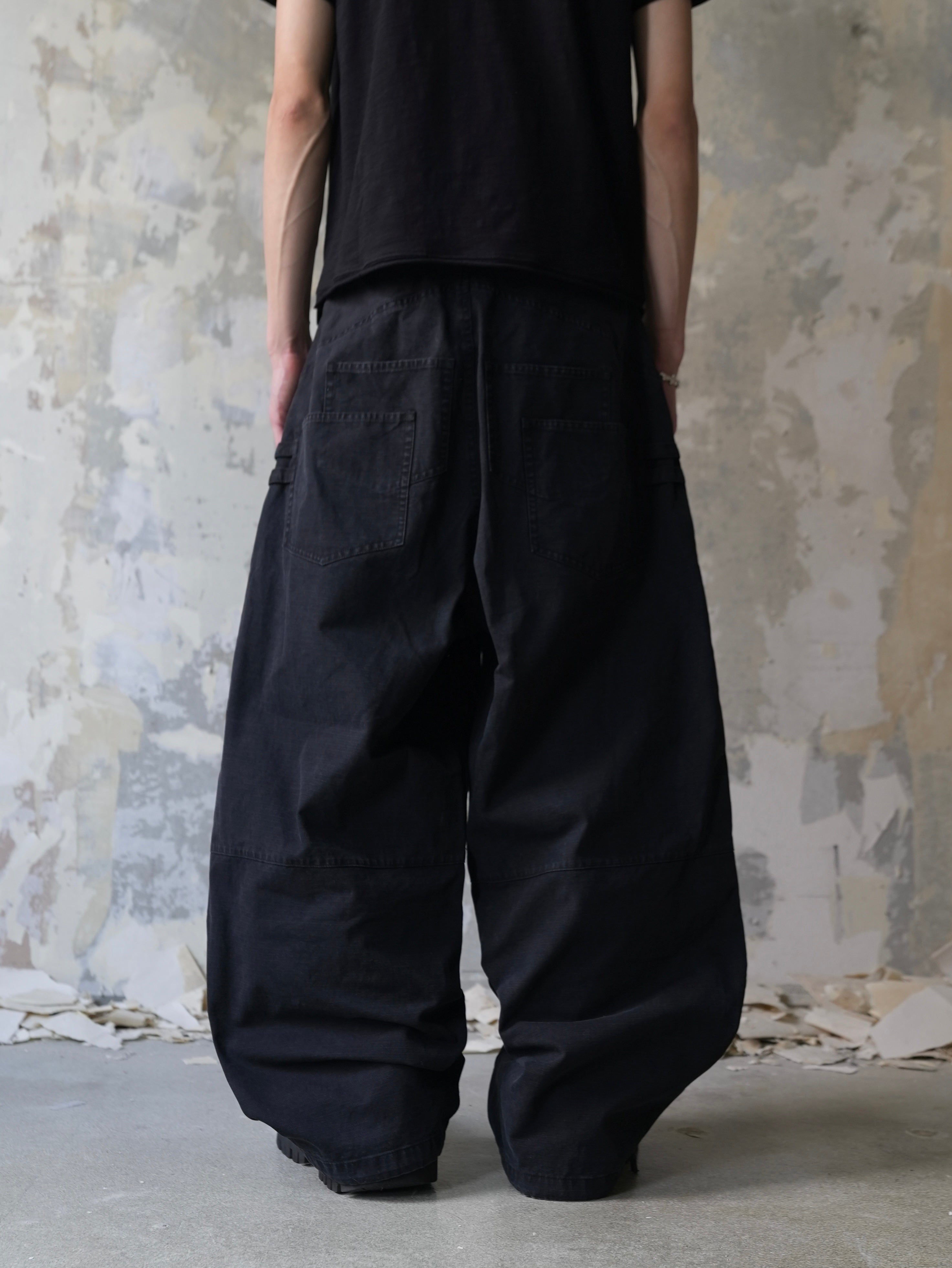 【Lee fi Ne】Ripstop Button Fly Trousers
