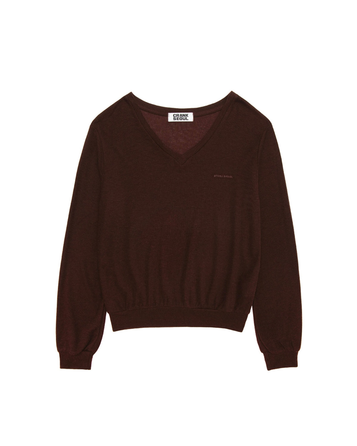 【CRANK】SOFT V-NECK KNIT
