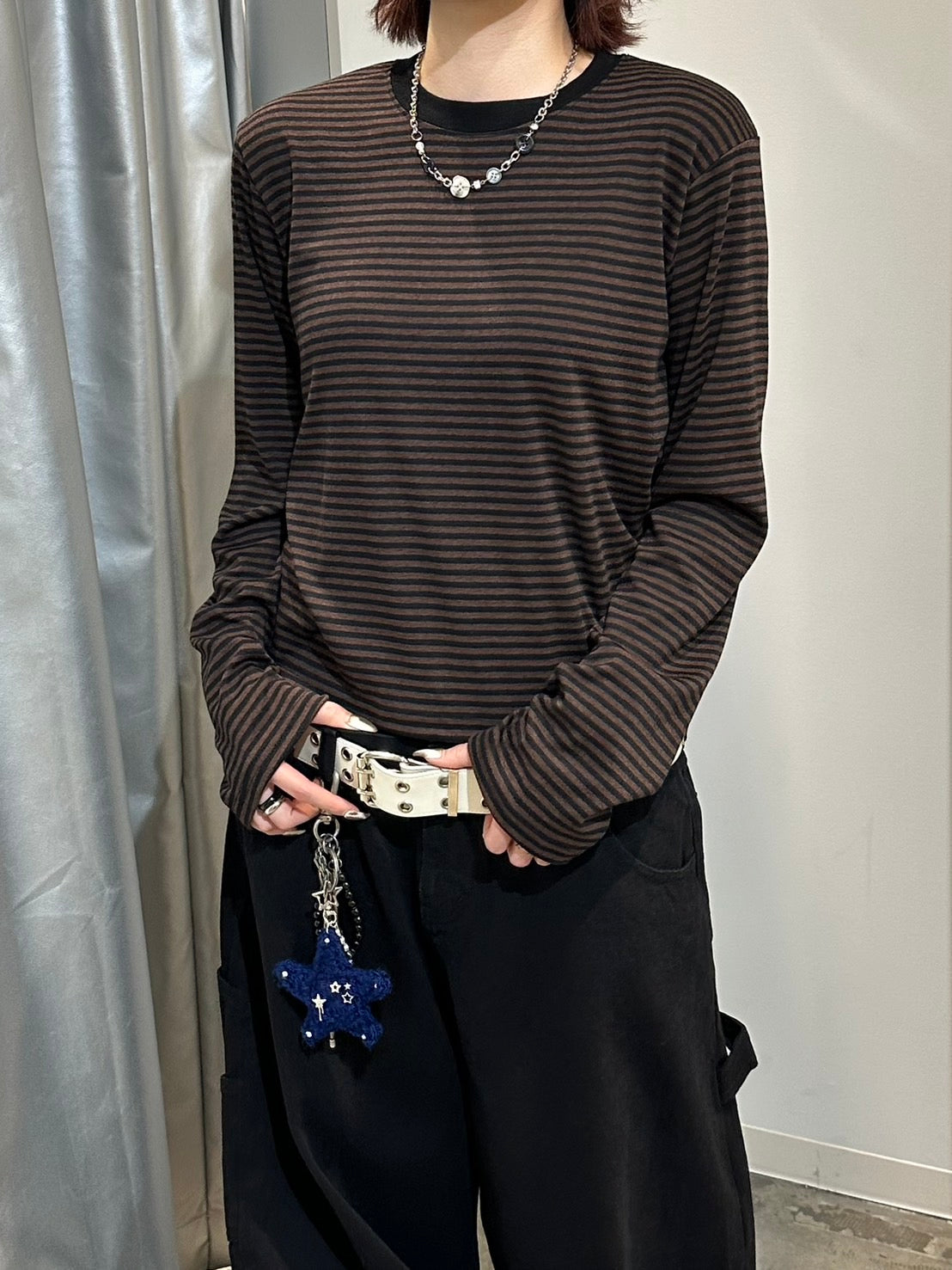 4/4 20:00発売【youll】basic border long sleeve tee (2color)