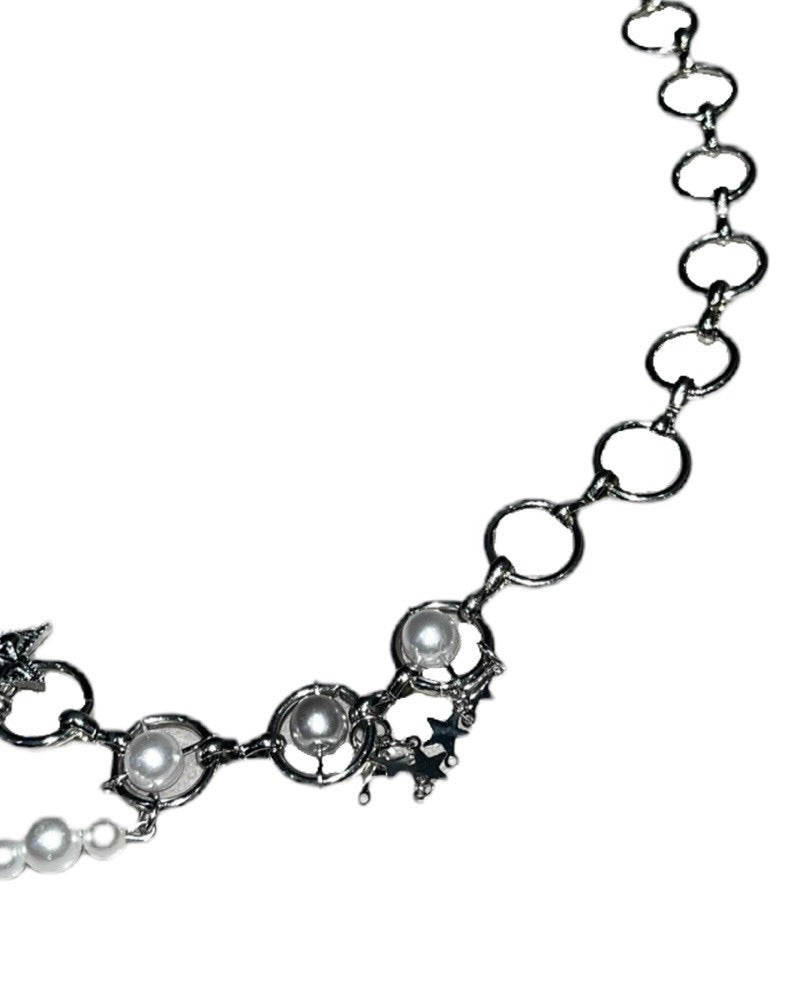 国際配送【BABY09】star pearl waist chain