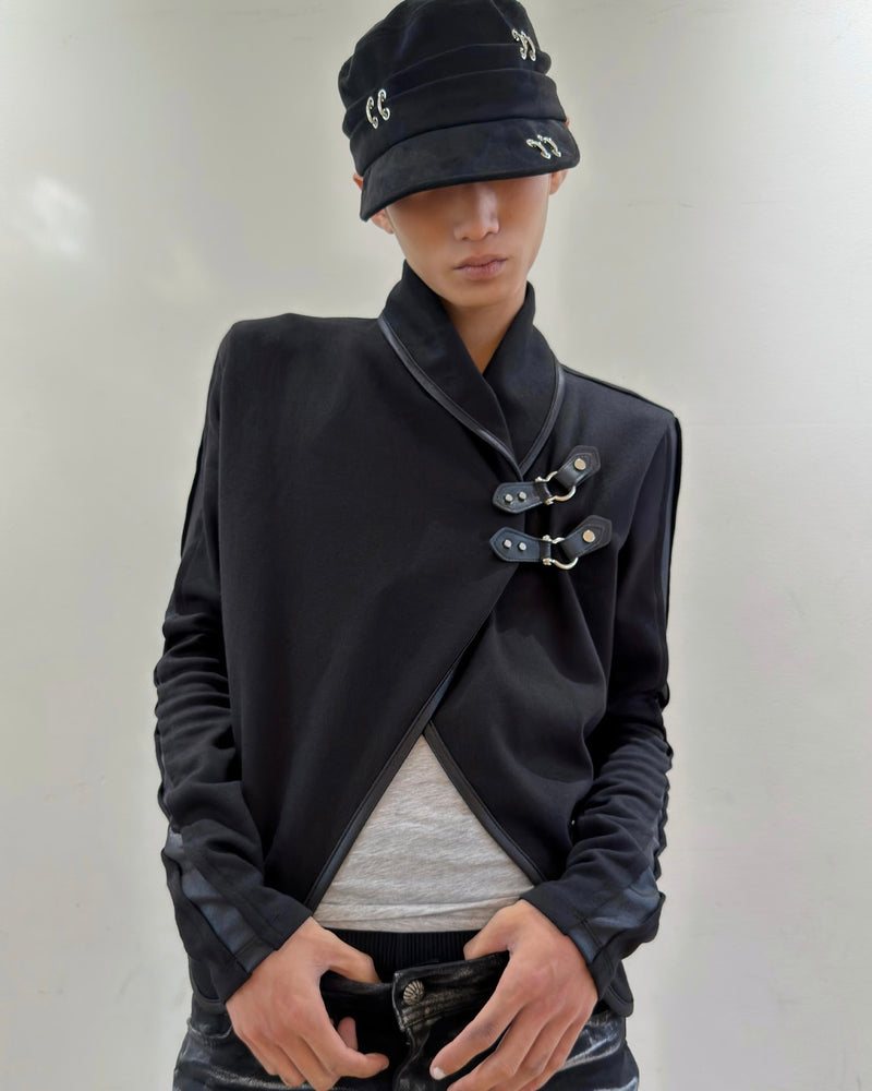 【LECYTO】Multiple Pierced Flap Cap