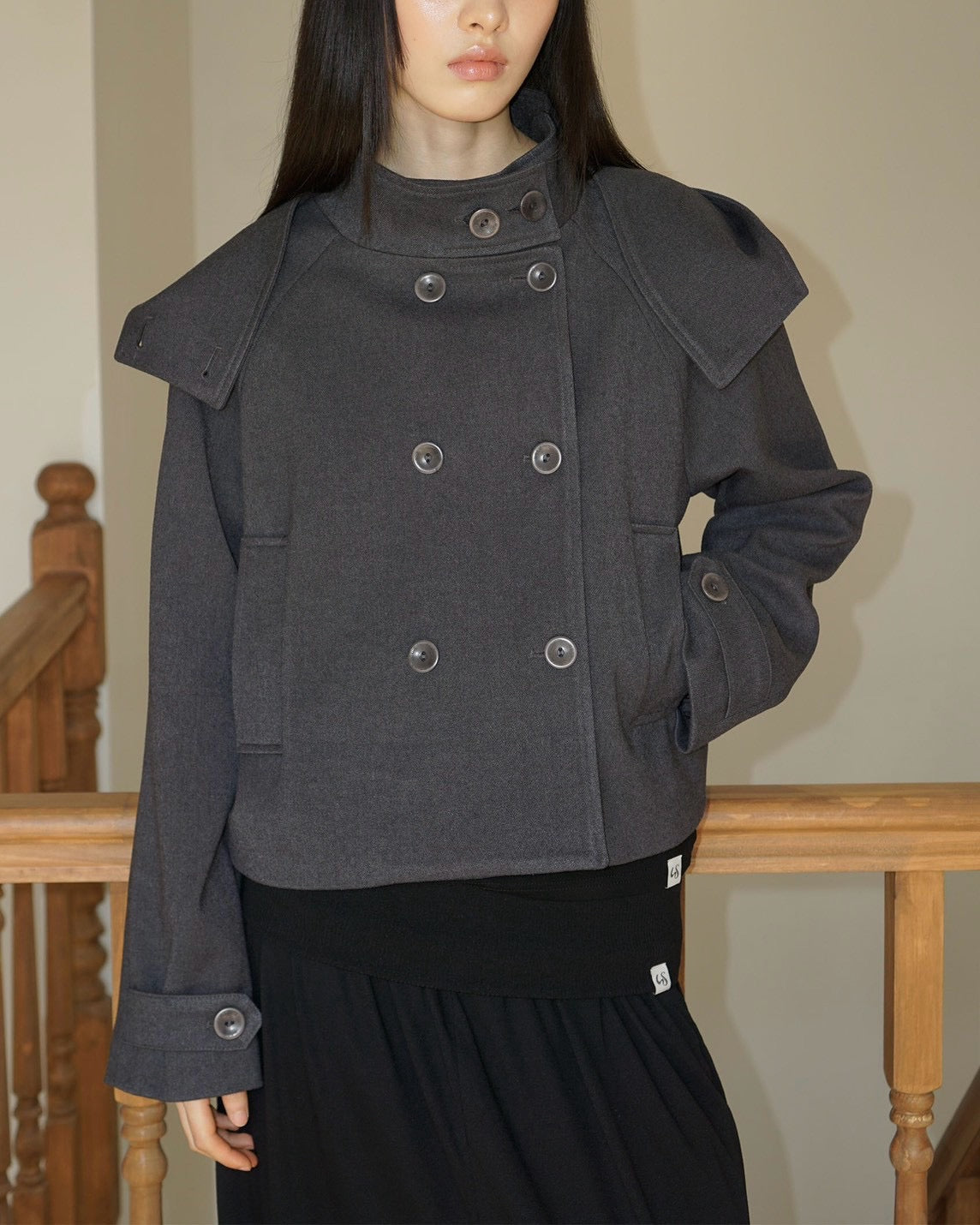 【Uglyshadow】SOFT HOODED COAT