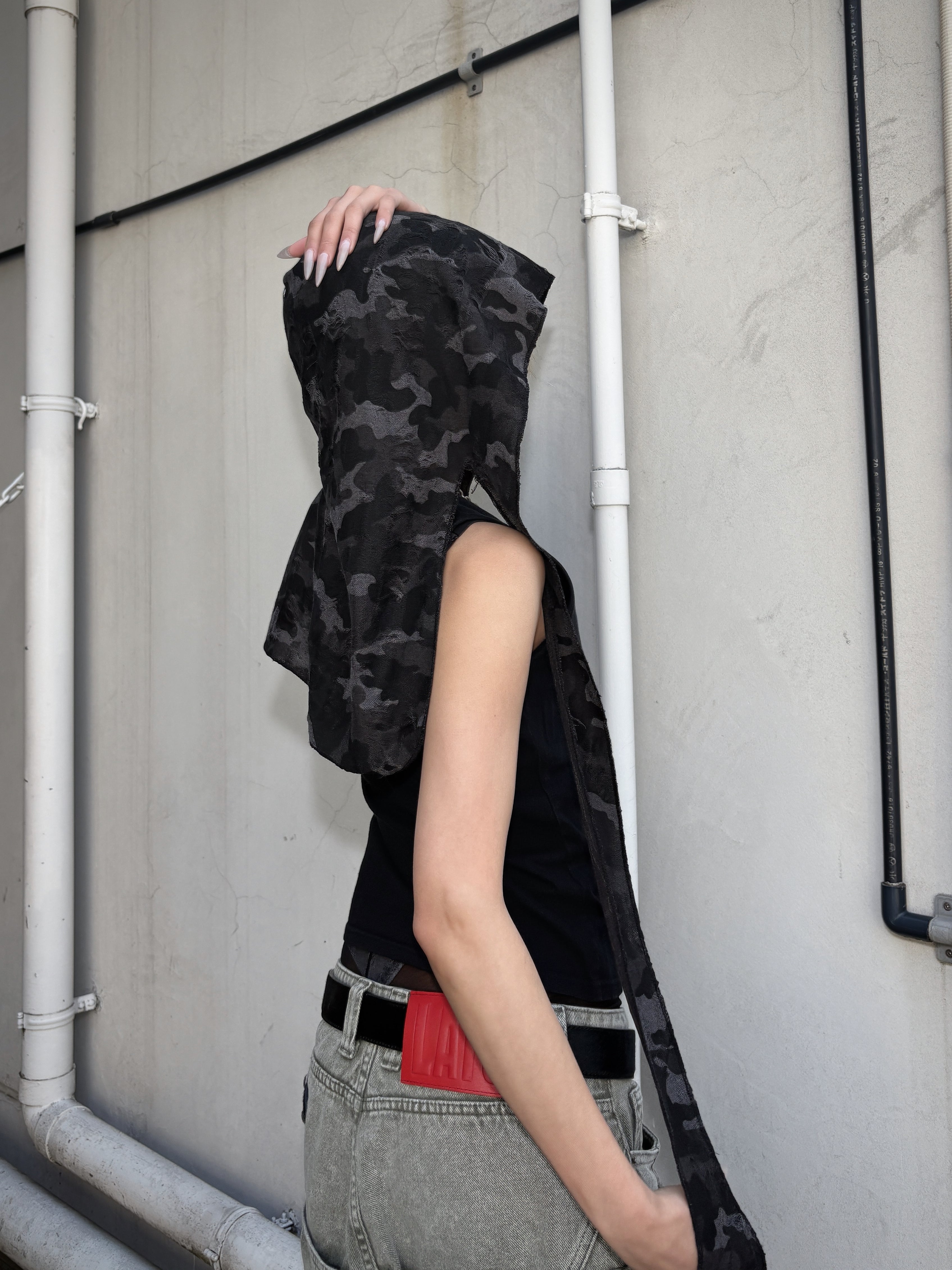 国際配送【Never mind the XU】damage camouflage balaclava