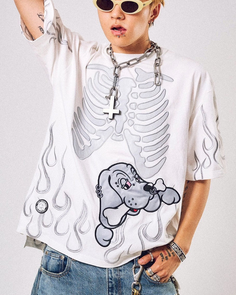 【GALFY】骨が見えしTシャツ