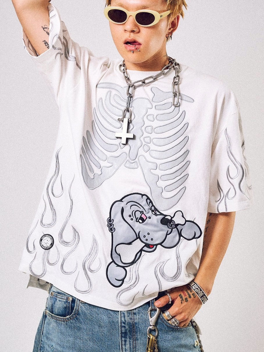 【GALFY】骨が見えしTシャツ