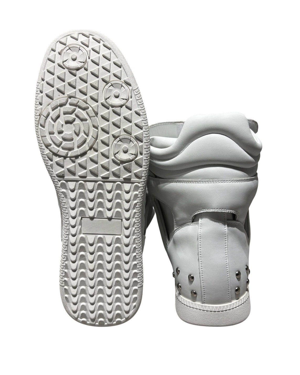 国際配送【Never mind the XU】Studs Wedge High Top Sneakers